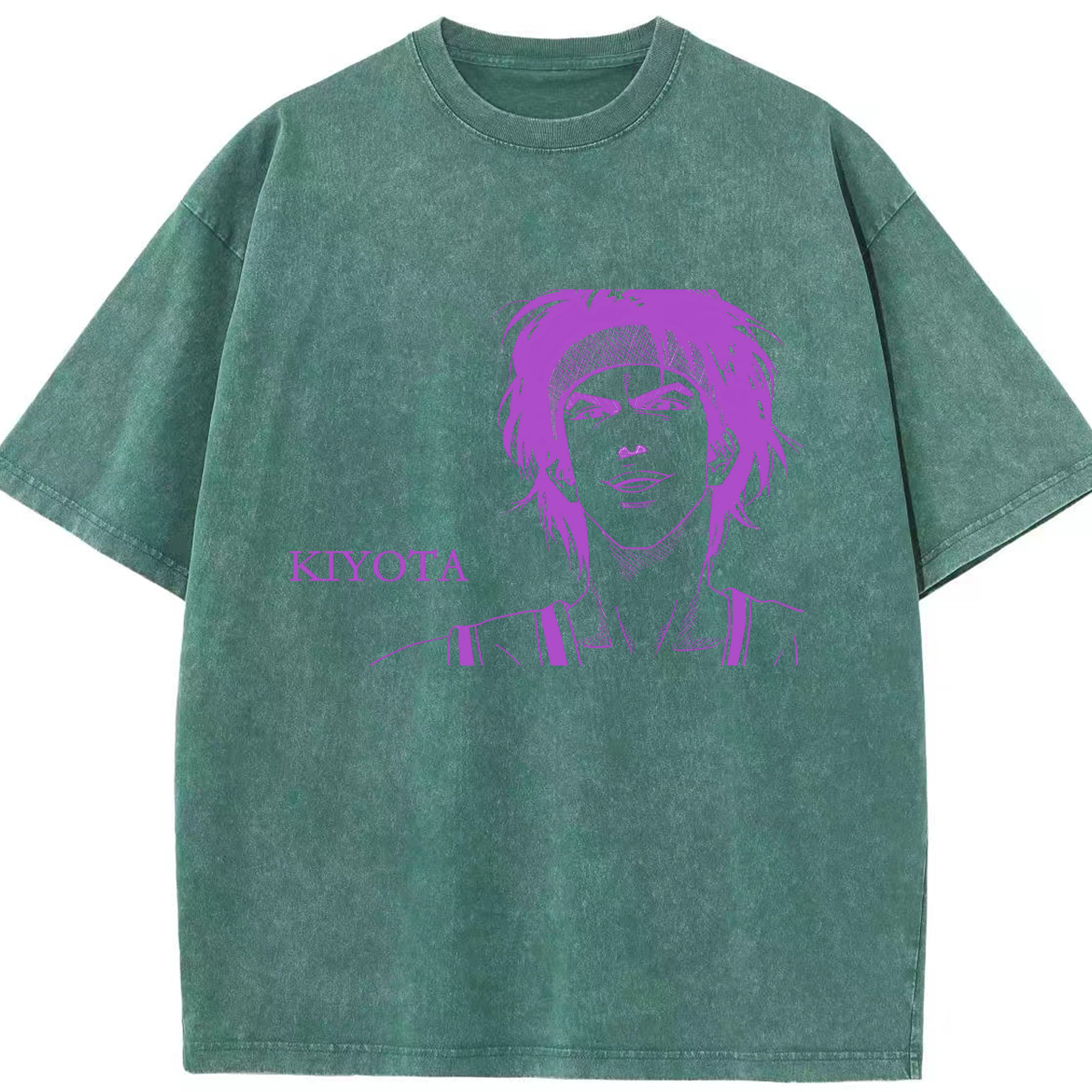 （画像用） SLAM DUNK／スラムダンク 綿100% ヴィンテージ風 半袖Tシャツ（フロントプリント）